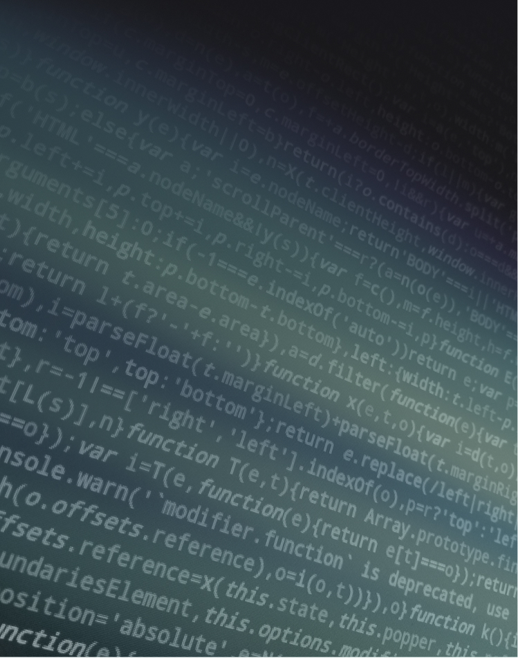 Image of code on a computer screen